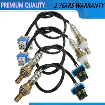 Sensor de oxígeno O2 ascendente+descendente 4 unidades apto para Chevrolet Silverado 1500 2003-2006 6,0 L V8 Foto 1 de 4