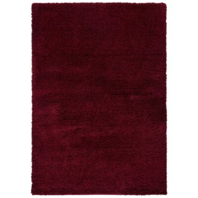 SAFAVIEH Laguna Shag Collection SGL303R Maroon Rug