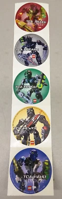 LEGO Bionicle Toa Inika Pegatinas ¡NUEVO! RARO! Jaller Nuparu Kongu Hewkii Hahli Foto 1 de 4