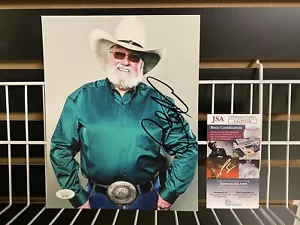 Charlie Daniels Signed 8x10 With JSA COA Devil Went Down to Georgia Country - Picture 1 of 1