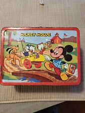 1954 Disney Mickey Mouse  Lunch Box. No Thermos
