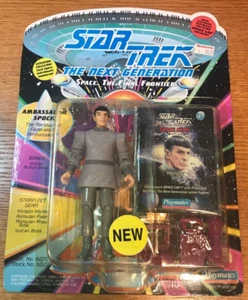 Vintage Star Trek Next Generation 1993 - Ambassador Spock - Playmates Unpunched - Picture 1 of 2