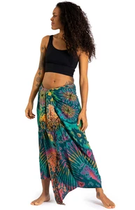 PANASIAM Sarong TieDye Strandtuch Pareo Wickelrock handgemacht Schal Halstuch