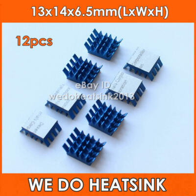 12pcs Blue Aluminum Heatsink Adhesive For Mem...