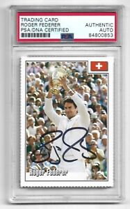 Roger Federer Tennis Autographed Sports Trading Cards for sale | eBay