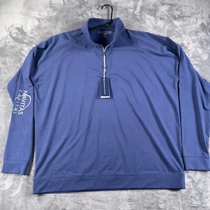 Pullover Holderness & Bourne Nuevo con Etiquetas Talla XL Azul Marino Westland Performance Golf 1/4 Cremallera - Imagen 1 de 11