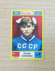 FIGURINE PANINI MUNCHEN 72 - FIG. N.234 VORONINA RUSSIA - NEW - CON VELINA - Picture 1 of 2