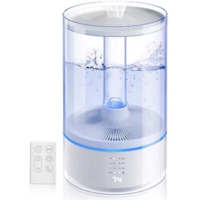 Cool Mist Ultrasonic Air Humidifier for Bedroom Large Room With Remote Control - Image 1 of 4