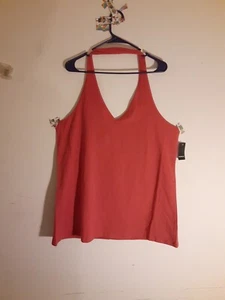 Women's Plus Size Halter Top Torrid Size 4X (26) Tandoori Open Back Blouse - Picture 1 of 10