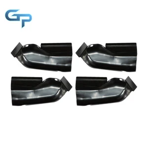 Esquinas de cabina de repuesto para Ford F-150 2009 10 11 12 13 doble cabina acero negro 4 piezas - Imagen 1 de 15