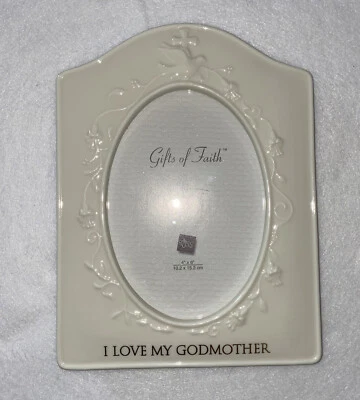 Marco de fotos Russ 4x 6 I Love my Godmother Gifts Of Faith NUEVO Foto 1 de 4