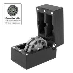 Hatsan/Webley 10 Schuss Magazin Etui (AT44-10/BT65/Gladius/Nova) Magnetbox Gewehr - Bild 1 von 35