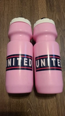 2x UNITED Team Specialized Big Mouth Water Bottles Cycling Bicycle Sports 24oz - Image 1 of 4