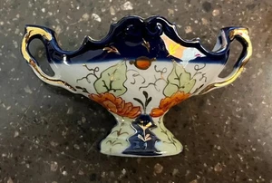 Miniatur Keramik Obstschale GOLD VERGOLDET Vintage Puppenhaus Viktorianisches Porzellan - Bild 1 von 5