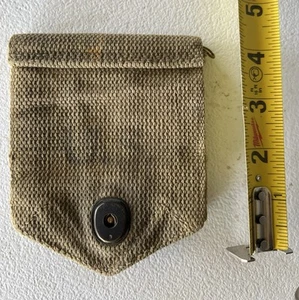 Vintage WWII era U.S. Army Ammunition Pistol Magazine Pocket Belt Pouch - Picture 1 of 7