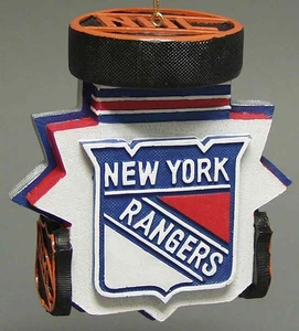 Slavic Treasures NHL Resin Ornaments New York Rangers - No Box 5559254 - Picture 1 of 1
