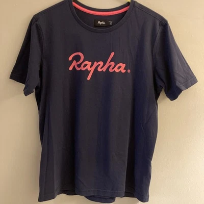 Rapha Logo Tee Shirt. Navy Blue. Medium - Image 1 of 4