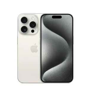 Apple iPhone 15 Pro White Titanium 256GB Amazon Premium - Unlocked Excellent - Zdjęcie 1 z 11