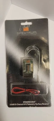 Spektrum SPMSR6100AT 6-Channel AVC/Telemetry Surface Receiver - Image 1 of 3