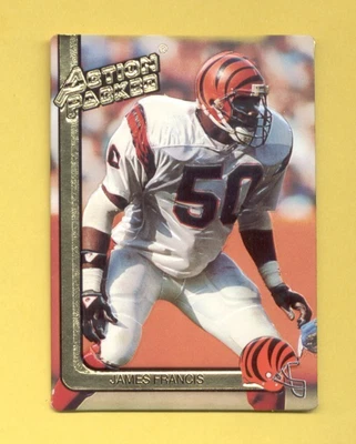 1991 Action Packed JAMES FRANCIS Cincinnati Bengals NFLPA Awards Card - Image 1 of 2