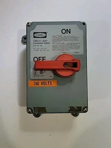 Hubbell BHLDS3 grau Typ 4x 600VAC 30AMP Circuit Lock Trennschalter - Bild 1 von 4