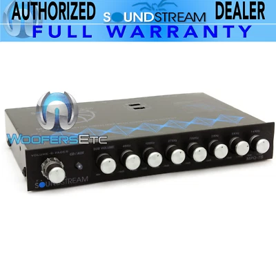 SOUNDSTREAM MPQ-7B 7-BAND PARAMETRIC EQUALIZER 8 VOLTS MAX OUTPUT for AMPLIFIER - Image 1 of 4