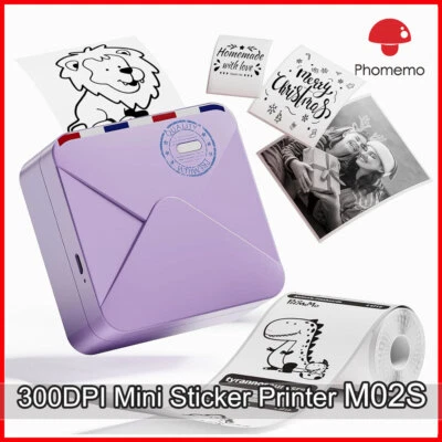 Mini Printer Sticker Thermal Printer Bluetooth Pocket Phone Printer for Packages - Image 1 of 4
