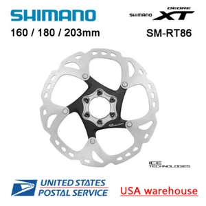 Shimano XT Ice-Tech SM-RT86 6 Bolts Disc Brake Rotors 140/160/180/203mm RT-MT800 - Picture 1 of 9