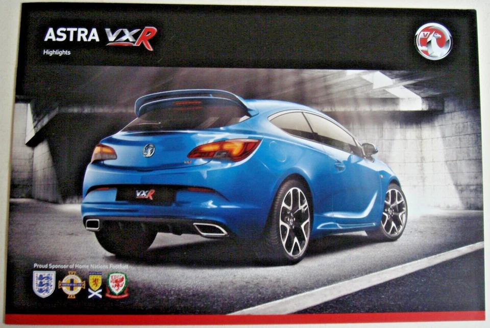 Vauxhall . Astra . Vauxhall Astra VXR . 2012 Sales Brochure - Image 1 of 1
