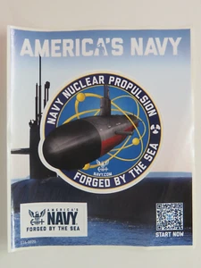 6" Collectible Military STICKER ~ UNITED STATES NAVY Nuclear Propulsion Program - Picture 1 of 2