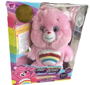 Care Bears CHEER BEAR Limited Edition 40TH Unlock the Magic 398 of 3000 NEW - Picture 1 of 4