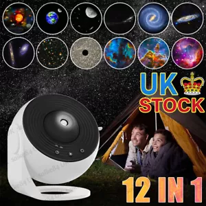 12in1 Galaxy Starry Sky Projector Night Light Rotating LED Planetarium Star Lamp - Picture 1 of 12