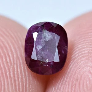 0.85 Carat Natural Oval Faceted Top Red Ruby Gemstone From Jegdalek Afghanistan - Picture 1 of 13