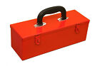 Metal Tool Box, 12X5X5 Inches, Red