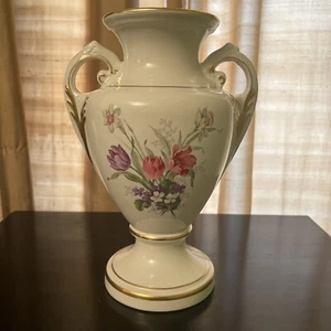 Vintage Trenton Potteries Company NJ 12"" Acantha Kunst Keramik Vase TAC Mark - Bild 1 von 6