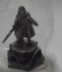 Lord of The Rings Pewter Aragorn Trivial Pursuit Game Token New Sealed 1996 (B5) - Picture 1 of 2