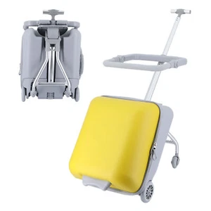 20" Expandable Luggage with Spinner Wheels, Mom Suitcases with Child Seat Design - Picture 1 of 24