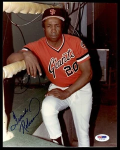 FRANK ROBINSON SIGNED 8X10 PHOTO - PSA COA - SAN FRANCISCO GIANTS - Picture 1 of 1