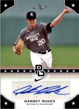 GARRET RUKES 2015 Leaf *PERFECT GAME*  Baseball Certified AUTOGRAPH RC