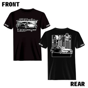 TOUGE NATION WEEKEND RACER TRIBUTE T-SHIRT : NISSAN SILVIA S14 KOUKI - Picture 1 of 2