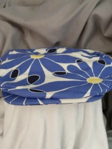 Gymboree Girls Hat/Beret Pretty Blue Flowers/Vintage/Size 5 - 7 Years - Picture 1 of 6