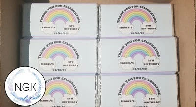 Personalised Chocolate Bars - CHOCOLATE INCLUDED - image 1 of 4