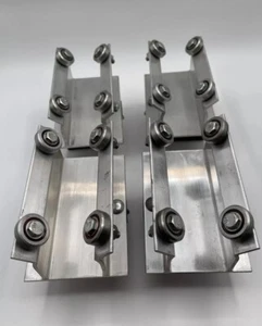 Square Rail Cable Festoon Trolley - BEARINGS FRESHLY PACKED - Qty. 4 - Picture 1 of 24