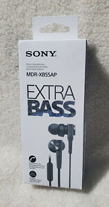 For SONY MDR-XB55AP In-Ear Earphones Bass Booster In-line Remote With Mic