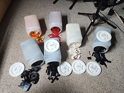 LEGO Bulk Lot Assorted Pieces Bricks Tires Axles 9lb Parts Mixed Sets - Image 1 of 4