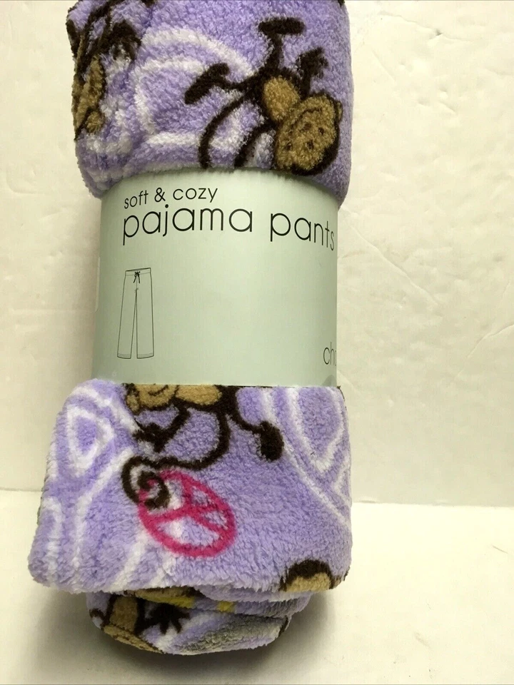 Pantalones de pijama Charlotte para niños suaves y acogedores para niñas tallas surtidas lavanda con estampados Foto 1 de 3