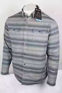 Kuhl Men's Shirt Jacket Joyrydr Snap Long Sleeve M Medium Mirage Lake 7253 Lined - Picture 1 of 6