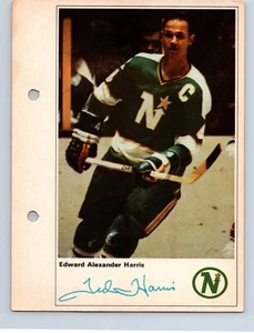 VINTAGE HOCKEY PHOTO 1970 SUN LIFE ACTION PLAYERS MINNESOTA TED HARRIS - Imagen 1 de 2