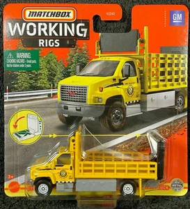 Matchbox Working Rigs GMC 3500 Attenuator Truck (Yellow) 2021 - Picture 1 of 2