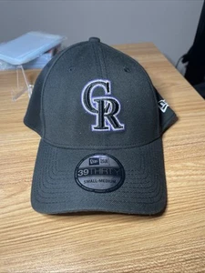 New Era Colorado Rockies MLB 39Thirty Flex Fit Cap Hat Men Size S/M - Picture 1 of 9